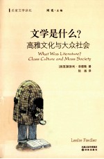 文学是什么? 高雅文化与大众社会