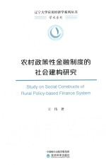 农村政策性金融制度的社会建构研究