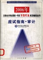 2005注册会计师全国统一考试应试指南 审计