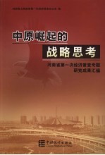 中原崛起的战略思考 河南省第一次经济普查专题研究成果汇编