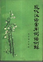 现代汉语常用词语例解 上