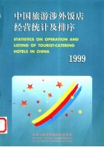 中国旅游涉外饭店经营统计及排序 1999