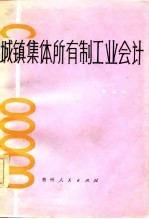 城镇集体所有制工业会计