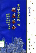 来自中小企业的一场制度革命 股份合作制的实践、政策与理论