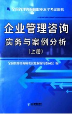 企业管理咨询实务与案例分析 上