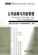 2011年注册会计师全国统一考试学习指南 公司战略与风险管理