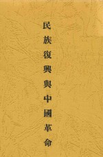 中国青年丛书 民族复兴与中国革命