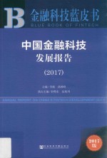 金融科技蓝皮书 中国金融科技发展报告 2017版