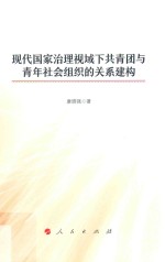 现代国家治理视域下共青团与青年社会组织的关系建构