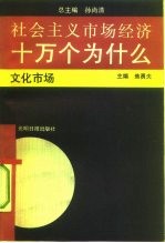 社会主义市场经济十万个为什么 文化市场分册