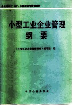 小型工业企业管理纲要