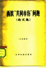 西欧“共同市场”问题 论文集