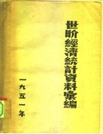 1951年世界经济统计资料汇编
