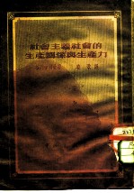 社会主义社会的生产关系与生产力