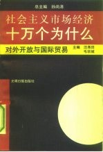 社会主义市场经济十万个为什么 对外开放与国际贸易分册