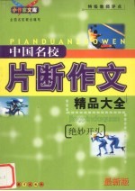中国名校片断作文精品大全-特级教师评点