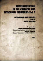 INSTRUMENTATION IN THE CHEMICAL AND PETROLEUM INDUSTRIES-VOL.9 PETROCHEMICAL UNIT PROCESSES PART 2:K