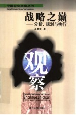 前沿系列 战略之巅：分析、规划与执行