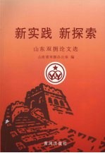 新实践新探索 山东双拥论文选