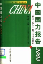 中国国力报告 2003 解读“两会”数字中国新时态