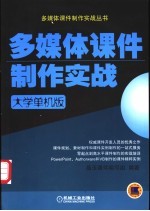 多媒体课件制作实战 大学单机版