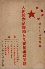 人民政府组织和人民资产婚姻问题