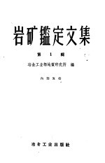 岩矿鉴定文集 1