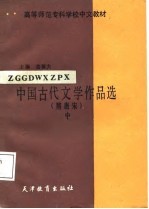 中国古代文学作品选 中 隋、唐、宋