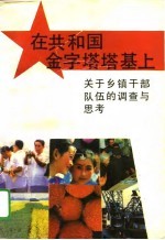 在共和国金字塔塔基上 关于乡镇干部队伍的调查与思考