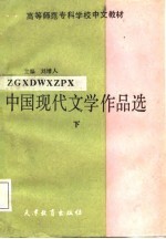 中国现代文学作品选 下