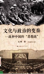 文化与政治的变奏 一战和中国的思想站