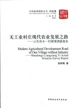 无工业村庄现代农业发展之路 山东良乡一村国情调查报告