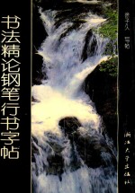 书法美学精论行书钢笔字帖