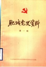 肥城党史资料 第1辑
