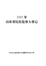 山东省纪检监察大事记 1995年