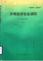 济南经济社会调研 1995年 上