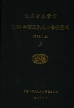 山东省东营市2000年第五次人口普查资料 计算机汇总 上