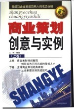 商业策划创意与实例 上
