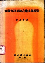 我国资讯系统之建立与探讨
