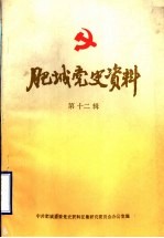 肥城党史资料 第12辑