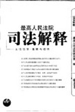 最高人民法院司法解释 正式文本·理解与适用 2004年卷