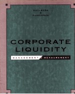CORPORATE LIQUIDITY MANAGEMENT AND MEASUREMENT