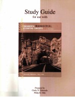 STUDY GUIDE FOR USE WITH FUNDAMENTAL MANAGERIAL ACCOUNTING CONCEPTS THIRD EDITION