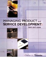 MANAGING PRODUCT AND SERVICE DEVELOPMENT TEXT AND CASES