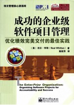 成功的企业级软件项目管理 优化绩效完美交付的最佳实践