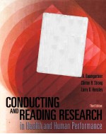 CONDUCTING AND READING RESEARCH IN HEALTH AND HUMAN PERFORMANCE THIRD EDITION