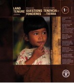 LAND TENURE UOURNAL,REVUE DES QUESTIONS FONCIERES,REVISTA SOBRE TENENCIA DE LA TIERRA