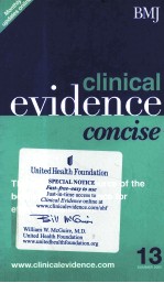CLINICAL EVIDENCE CONCISE 13