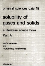 solubility of gases and solids a literature source book Part A