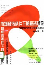 市场经济条件下的投资理论 范畴、规律和管理